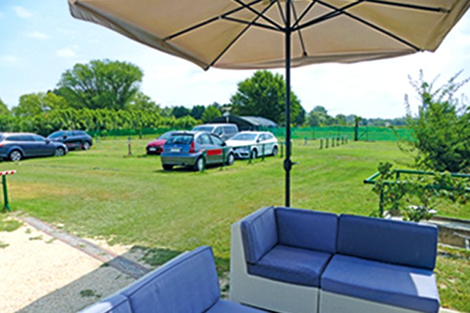 Green Park Caorle welcome and relaxation area